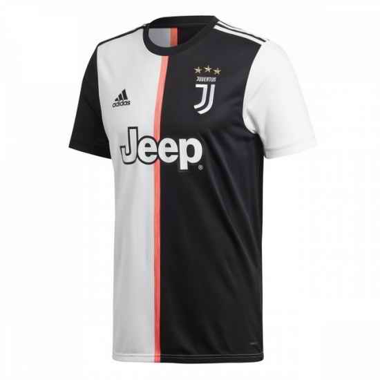 Juventus Black Black White Split Soccer Jersey